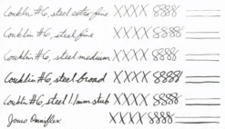 Conklin Duragraph Fountain Pen - Abalone Nights -Office Supplies Shop ALL Conklin 6 JoWo Steel EF F M B S Omniflex