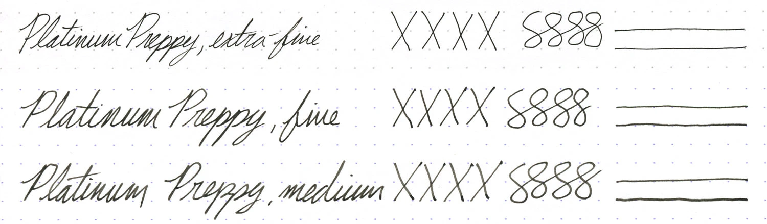 Platinum Preppy Fountain Pen - Black 11 Platinum Preppy Fountain Pen - Black - Image 11