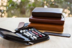 Aston Leather 10 Slot Pen Case - Cognac -Office Supplies Shop Aston Leather SharedEnvironmentals 2