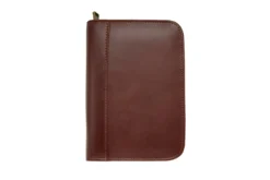Aston Leather 10 Slot Pen Case - Cognac