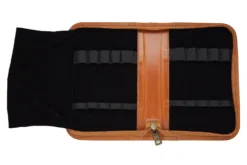 Aston Leather 10 Slot Pen Case - Tan -Office Supplies Shop AstonLeather 10PenCase Tan OW 3