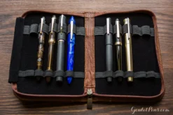 Aston Leather 10 Slot Pen Case - Cognac -Office Supplies Shop AstonLeather Cognac 1