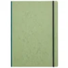 Clairefontaine Basic Clothbound A4 Notebook - Green, Lined