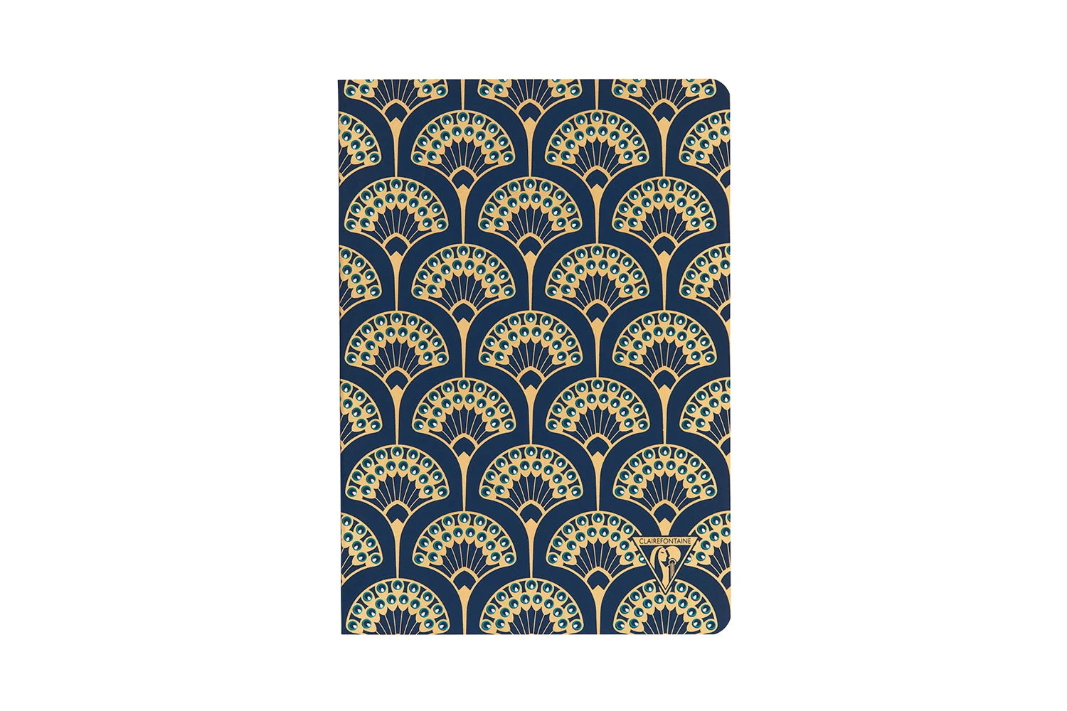 Clairefontaine Neo Deco A5 Notebook - Peacock, Lined 1 Clairefontaine Neo Deco A5 Notebook - Peacock, Lined