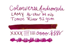 Colorverse Andromeda - 65ml + 15ml Bottled Ink -Office Supplies Shop Colorverse Andromeda InkReview TomoeRiver 52g 1