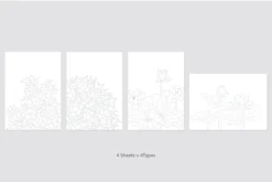 Colorverse Coloring Sheets - Min-Hwa -Office Supplies Shop Colorverse ColoringSheets stock 2
