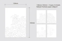 Colorverse Coloring Sheets - Min-Hwa -Office Supplies Shop Colorverse ColoringSheets stock 5