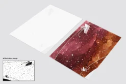 Colorverse Ink Art Cards - Hubble (Size C) -Office Supplies Shop Colorverse HubbleArtCards SizeC stock 12