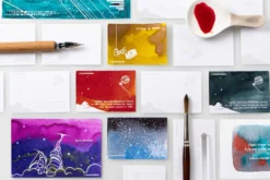 Colorverse Ink Art Cards - Hubble (Size C) -Office Supplies Shop Colorverse HubbleArtCards SizeC stock 9