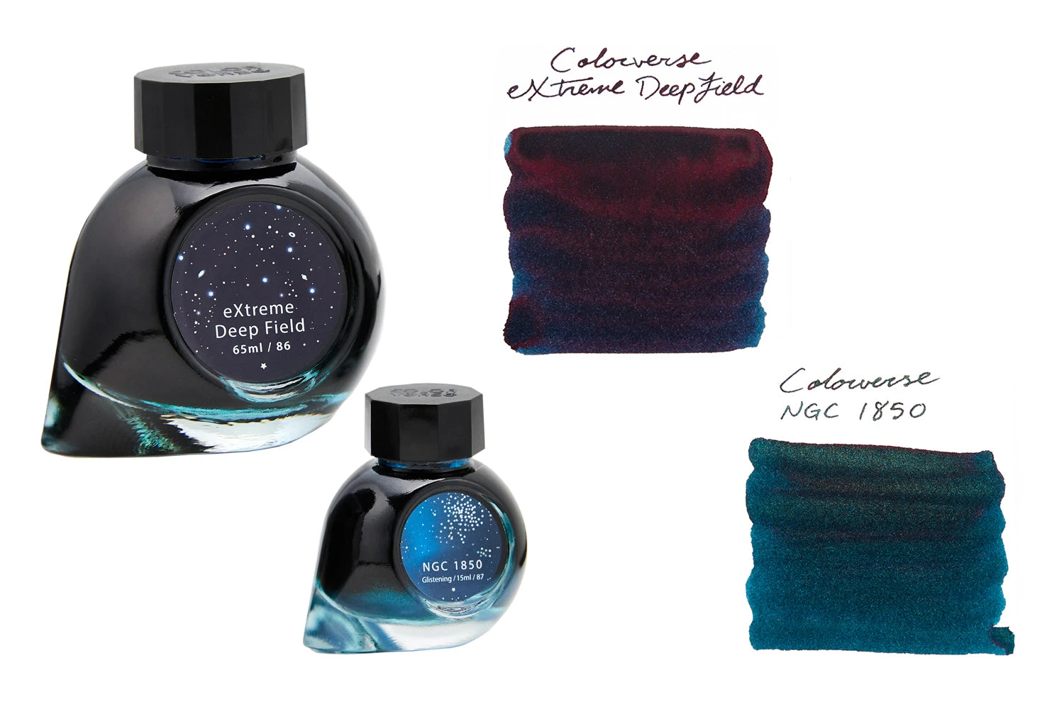 Colorverse EXtreme Deep Field & NGC 1850 - 65ml + 15ml Bottled Ink 1 Colorverse EXtreme Deep Field & NGC 1850 - 65ml + 15ml Bottled Ink