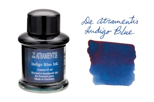 De Atramentis Indigo Blue - 45ml Bottled Ink -Office Supplies Shop DeAtramentis IndigoBlue BS SwabText afe625dd 463c 4986 9071 9d8c71c712a6
