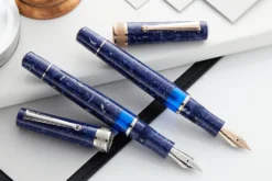 Delta Lapis Blue Celluloid Fountain Pen - Rosegold (Limited Edition) 18 Delta Lapis Blue Celluloid Fountain Pen - Rosegold (Limited Edition) -Office Supplies Shop Delta Lapis Blue Celluloid Palladium RoseGold group 1 b2a8df57 6b5d 4233 94ba e6053af5be96