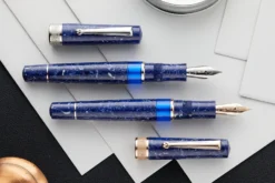 Delta Lapis Blue Celluloid Fountain Pen - Rosegold (Limited Edition) 19 Delta Lapis Blue Celluloid Fountain Pen - Rosegold (Limited Edition) -Office Supplies Shop Delta Lapis Blue Celluloid Palladium RoseGold group 2 f4ce5fc9 8ffb 4d30 98f0 e9738530dd61