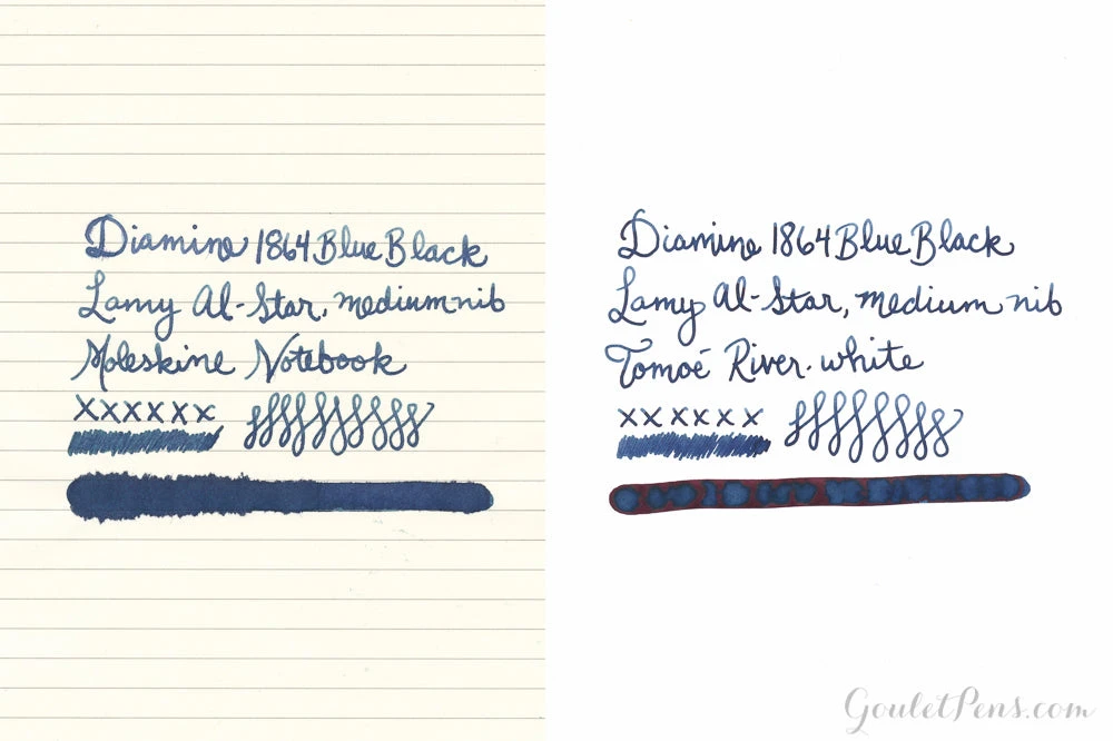 Diamine 1864 Blue Black - 40ml Bottled Ink 8 Diamine 1864 Blue Black - 40ml Bottled Ink - Image 8
