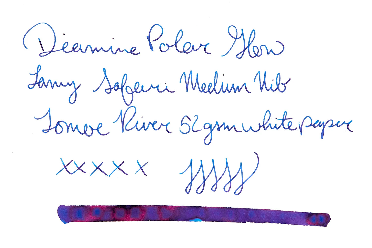 Diamine Polar Glow - 50ml Bottled Ink 9 Diamine Polar Glow - 50ml Bottled Ink - Image 9