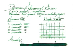 Diamine Sherwood Green - Ink Cartridges -Office Supplies Shop Diamine InkReview SherwoodGreen Rhodia 80gsm e0069316 a43b 468c 9d20 325fab893434