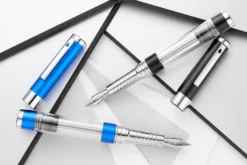 Diplomat Nexus Demo Fountain Pen - Blue/Silver -Office Supplies Shop Diplomat Nexus Demo Black Chrome Blue Chrome group 2 5946cc0e ec96 4ed1 a839 aa62cc908cb0