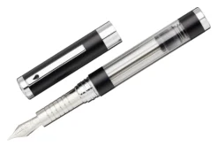 Diplomat Nexus Demo Fountain Pen - Black/Silver -Office Supplies Shop Diplomat Nexus Demo Black OW 2