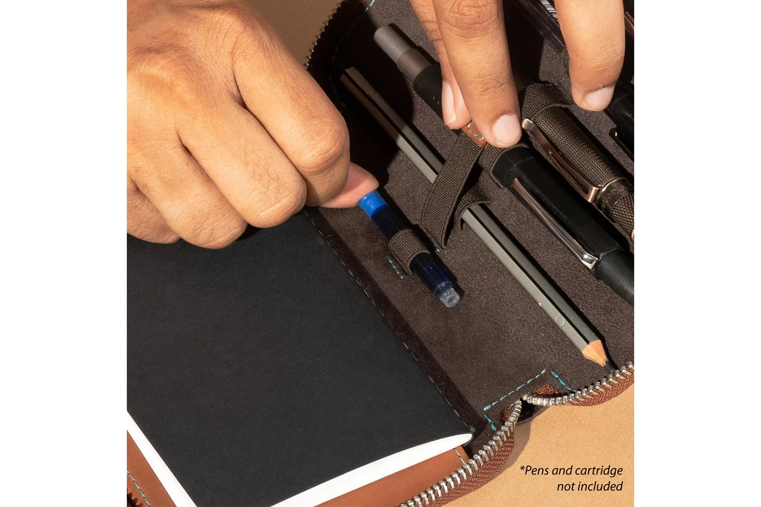 Endless 5-Pen Companion Pouch - Brown 8 Endless 5-Pen Companion Pouch - Brown - Image 8