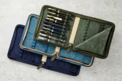 Esterbrook 20 Pen Zipper Canvas Pen Case - Army Green -Office Supplies Shop Esterbrook Canvas PenCases 20 Group 2