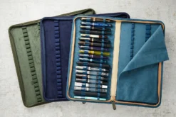 Esterbrook 40 Pen Zipper Canvas Pen Case - Navy -Office Supplies Shop Esterbrook Canvas PenCases 40 Group 2 f6579dff 14bb 4da5 970e 9a71044ff9b3