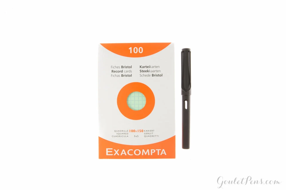 Exacompta Pastel Index Cards (4 X 6) - Graph 3 Exacompta Pastel Index Cards (4 X 6) - Graph - Image 3