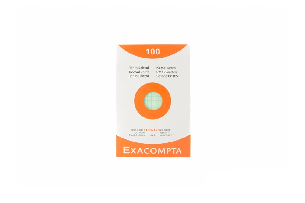 Exacompta Pastel Index Cards (4 X 6) - Graph 1 Exacompta Pastel Index Cards (4 X 6) - Graph