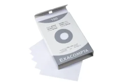 Exacompta White Index Cards (4 X 6) - Graph -Office Supplies Shop Exacompta IndexCards White 4x6 Graph stock 3