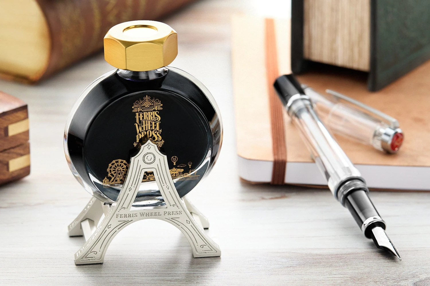 Ferris Wheel Press Blue Legacy Ink Carriage (Limited Edition) 2 Ferris Wheel Press Blue Legacy Ink Carriage (Limited Edition) - Image 2