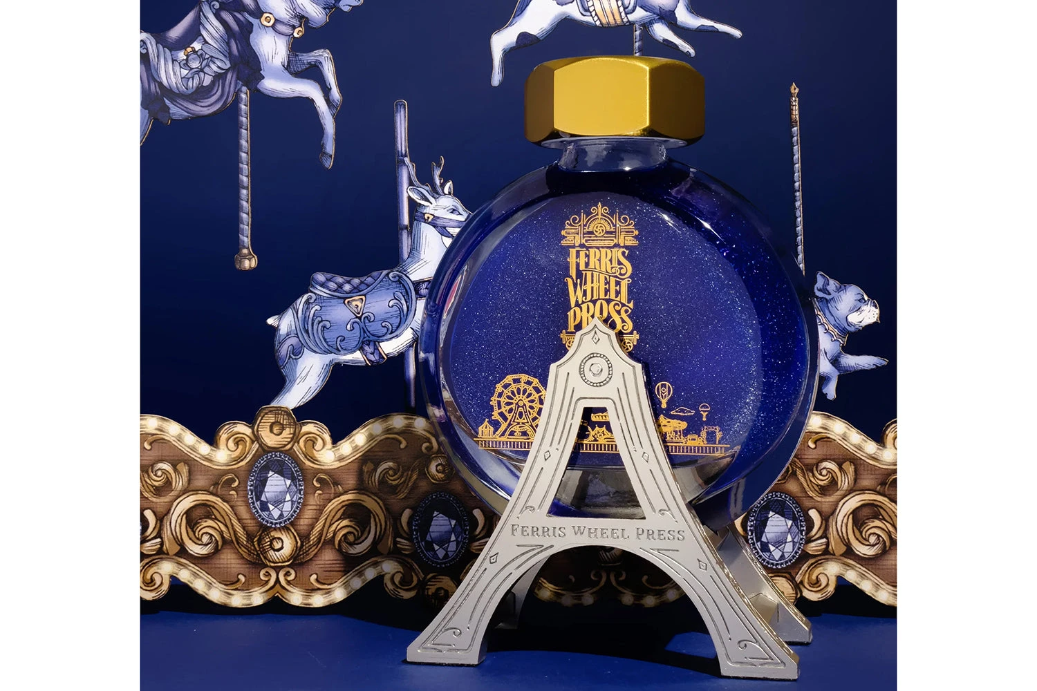 Ferris Wheel Press Blue Legacy Ink Carriage (Limited Edition) 10 Ferris Wheel Press Blue Legacy Ink Carriage (Limited Edition) - Image 10