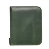 Galen Leather Zippered 40 Slot Pen Case - Crazy Horse Forest Green