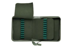 Galen Leather Zippered 40 Slot Pen Case - Crazy Horse Forest Green 12 Galen Leather Zippered 40 Slot Pen Case - Crazy Horse Forest Green -Office Supplies Shop Galen 40PenCase Green OW 2