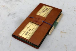 Galen Leather Brass Ruler -Office Supplies Shop GalenLeather BrassRuler stock 4