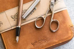 Galen Leather Zippered A5 Notebook Folio - Crazy Horse Brown -Office Supplies Shop GalenLeather NotebookFolio A5 CrazyHorseBrown 4