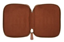 Galen Leather Zippered 10 Slot Pen Case - Brown -Office Supplies Shop GalenLeather PenCase 10Slot Brown OW 3