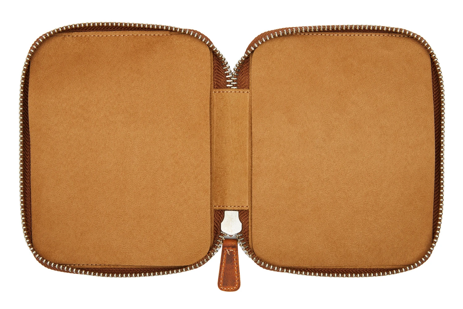 Galen Leather Zippered 10 Slot Pen Case - Crazy Horse Brown 3 Galen Leather Zippered 10 Slot Pen Case - Crazy Horse Brown - Image 3