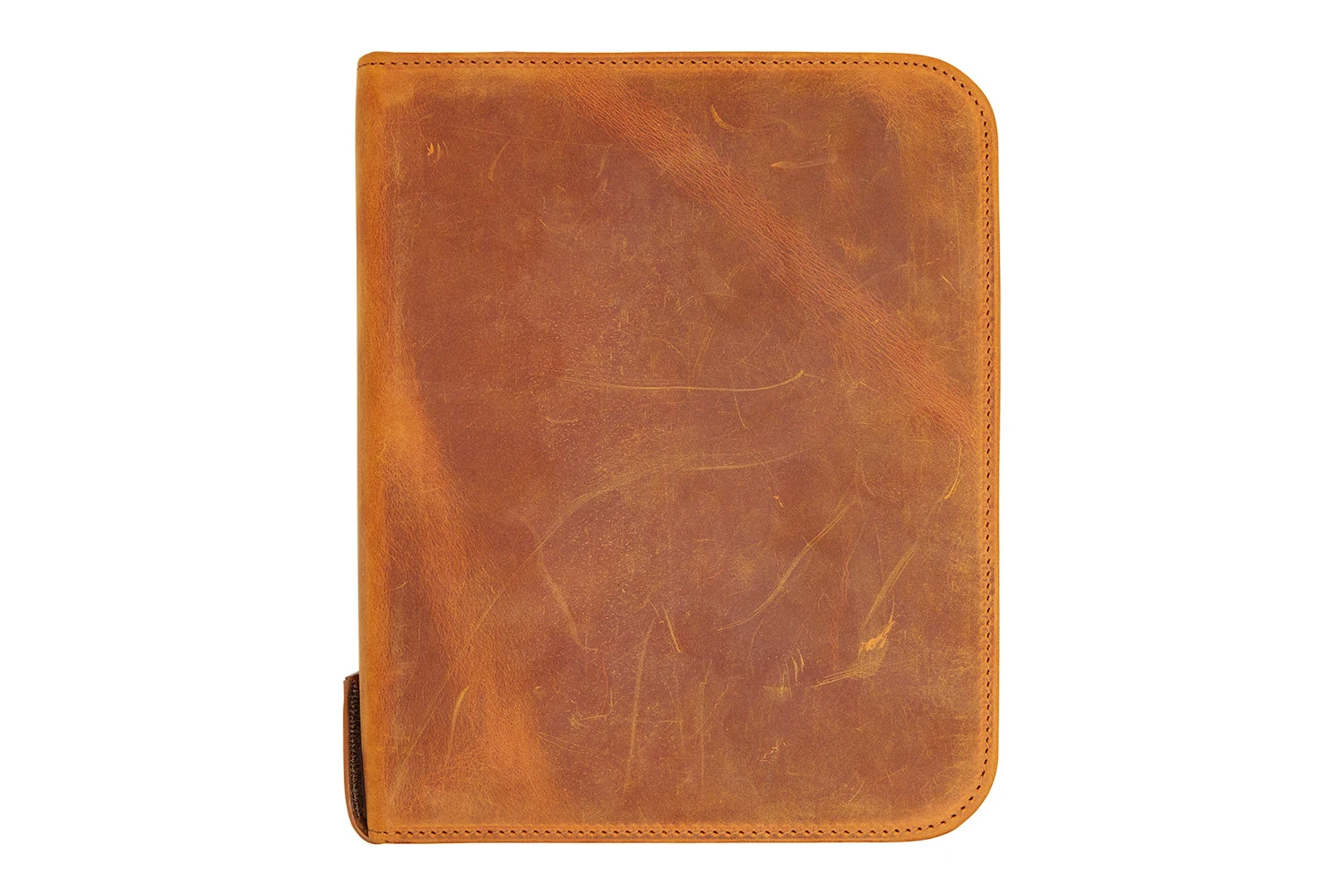 Galen Leather Zippered 40 Slot Pen Case - Crazy Horse Brown 1 Galen Leather Zippered 40 Slot Pen Case - Crazy Horse Brown