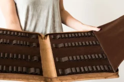 Girologio 48 Pen Case - Saddle -Office Supplies Shop Girologio PenCase 48Slot SaddleBrown 3