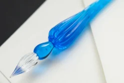Herbin Round Glass Dip Pen - Blue -Office Supplies Shop Herbin RoundGlassDipPen NavyBlue 3