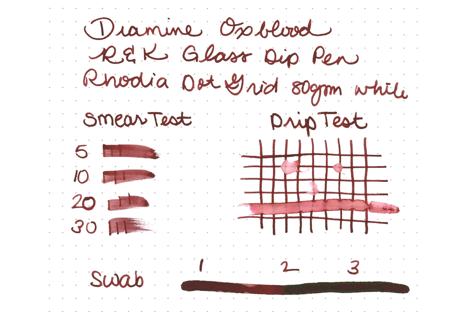 Diamine Oxblood - 80ml Bottled Ink 11 Diamine Oxblood - 80ml Bottled Ink - Image 11