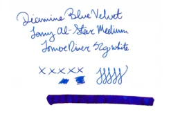 Diamine Blue Velvet - 40ml Bottled Ink -Office Supplies Shop InkReview Diamine BlueVelvet TomoeRiver 52g 1