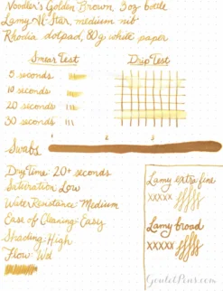 Noodler's Golden Brown - 3oz Bottled Ink 19 Noodler's Golden Brown - 3oz Bottled Ink -Office Supplies Shop InkReview Noodlers GoldenBrown 3 7377a344 32a3 432f 8398 bf3085361291