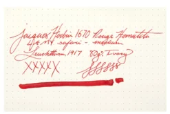 Jacques Herbin 1670 Rouge Hematite - 50ml Bottled Ink -Office Supplies Shop JacquesHerbin 1670 RougeHematite InkReview Leuchtturm1917 80g 1