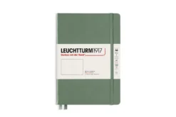 Leuchtturm1917 Medium A5 Notebook - Olive, Dot Grid -Office Supplies Shop Leuchtturm1917 A5 Olive Blank stock 1