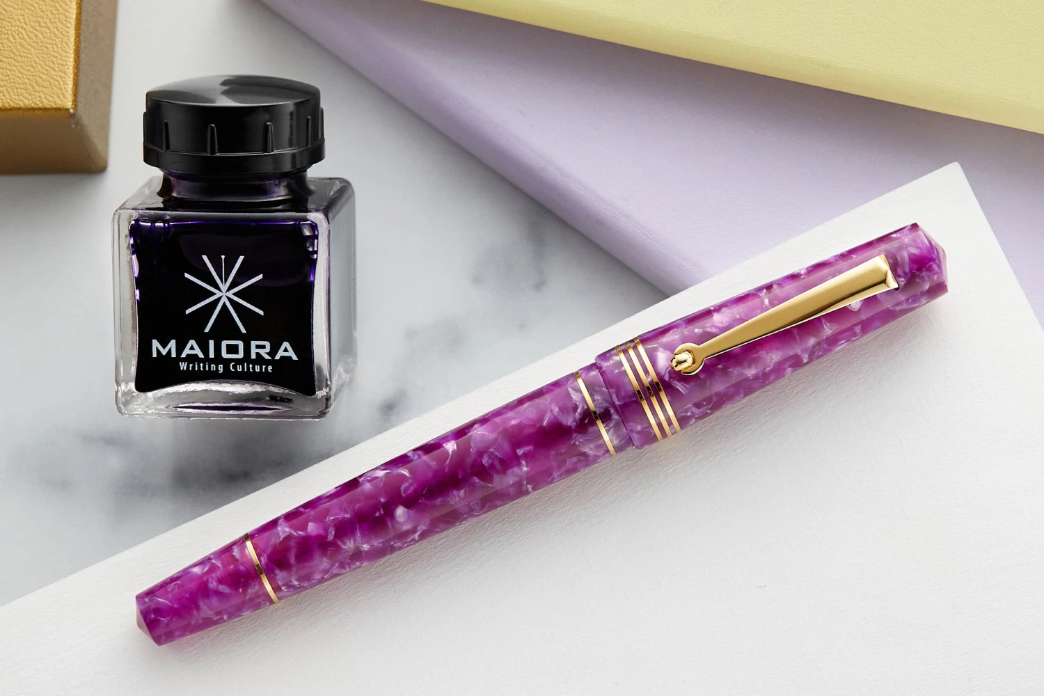 Maiora Capsule Fountain Pen - Purple (Limited Edition) 2 Maiora Capsule Fountain Pen - Purple (Limited Edition) - Image 2