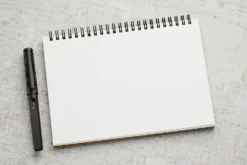 Maruman Mnemosyne N183 A5 Inspiration Notepad - Blank -Office Supplies Shop Maruman Mnemosyne N183 A5InspirationNotepad Blank Detail Inside 1