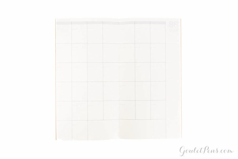 Traveler's Notebook Regular Refill 017 - Monthly Planner 2 Traveler's Notebook Regular Refill 017 - Monthly Planner - Image 2