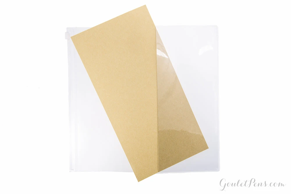 Traveler's Notebook Accessory 008 - Zippered Pocket (Regular) 2 Traveler's Notebook Accessory 008 - Zippered Pocket (Regular) - Image 2