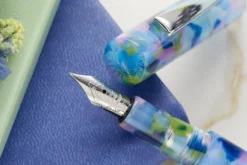 Monteverde MVP Fountain Pen - Blue Squares -Office Supplies Shop Monteverde MVP BlueSquares 4