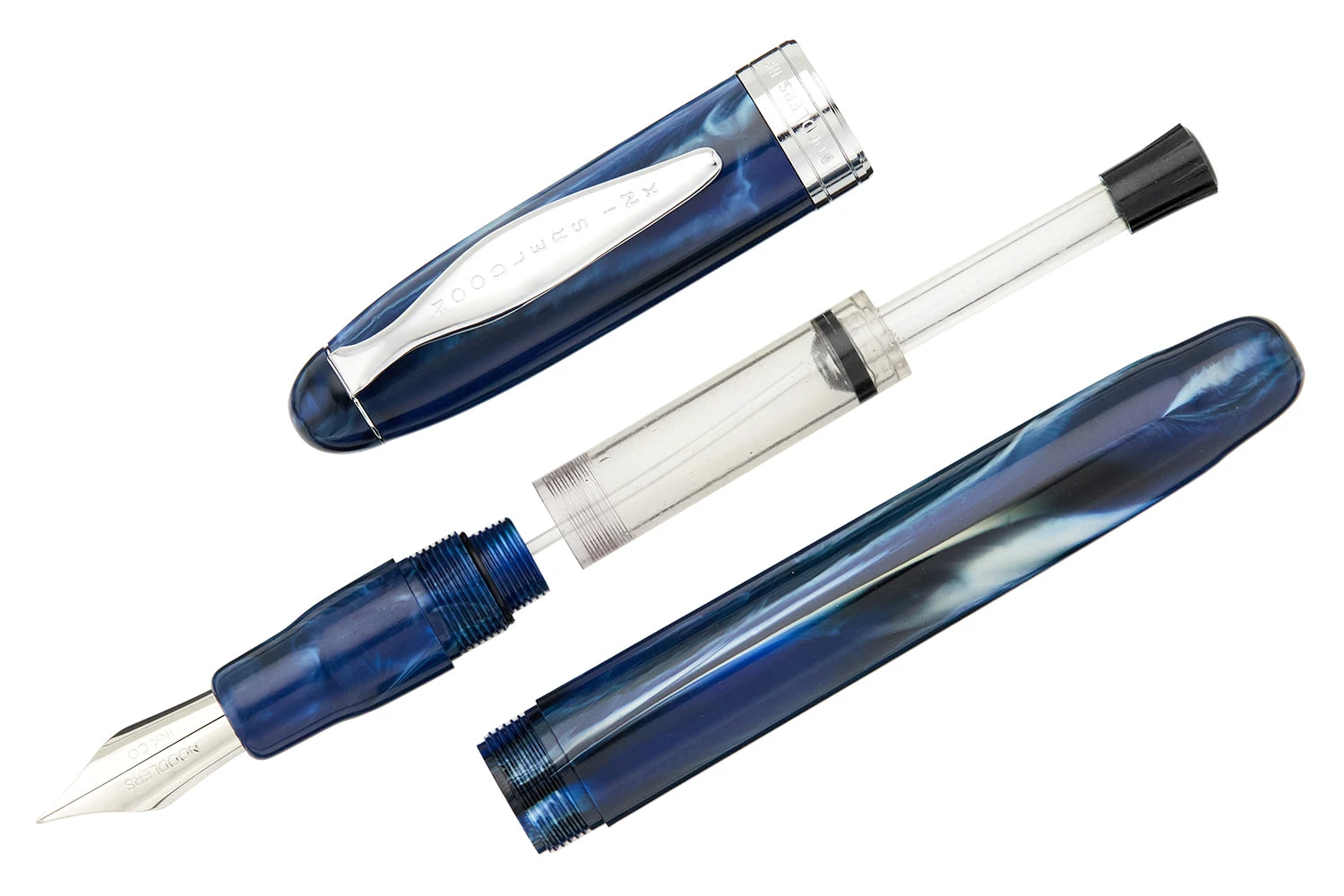 Noodler's Ahab Flex Fountain Pen - Medieval Lapis 3 Noodler's Ahab Flex Fountain Pen - Medieval Lapis - Image 3